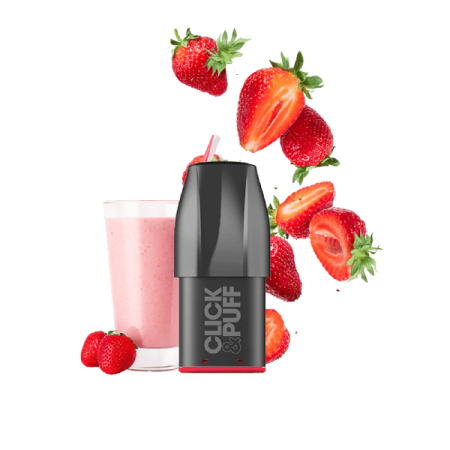 Click&Puff POD - Strawberry Milkshake